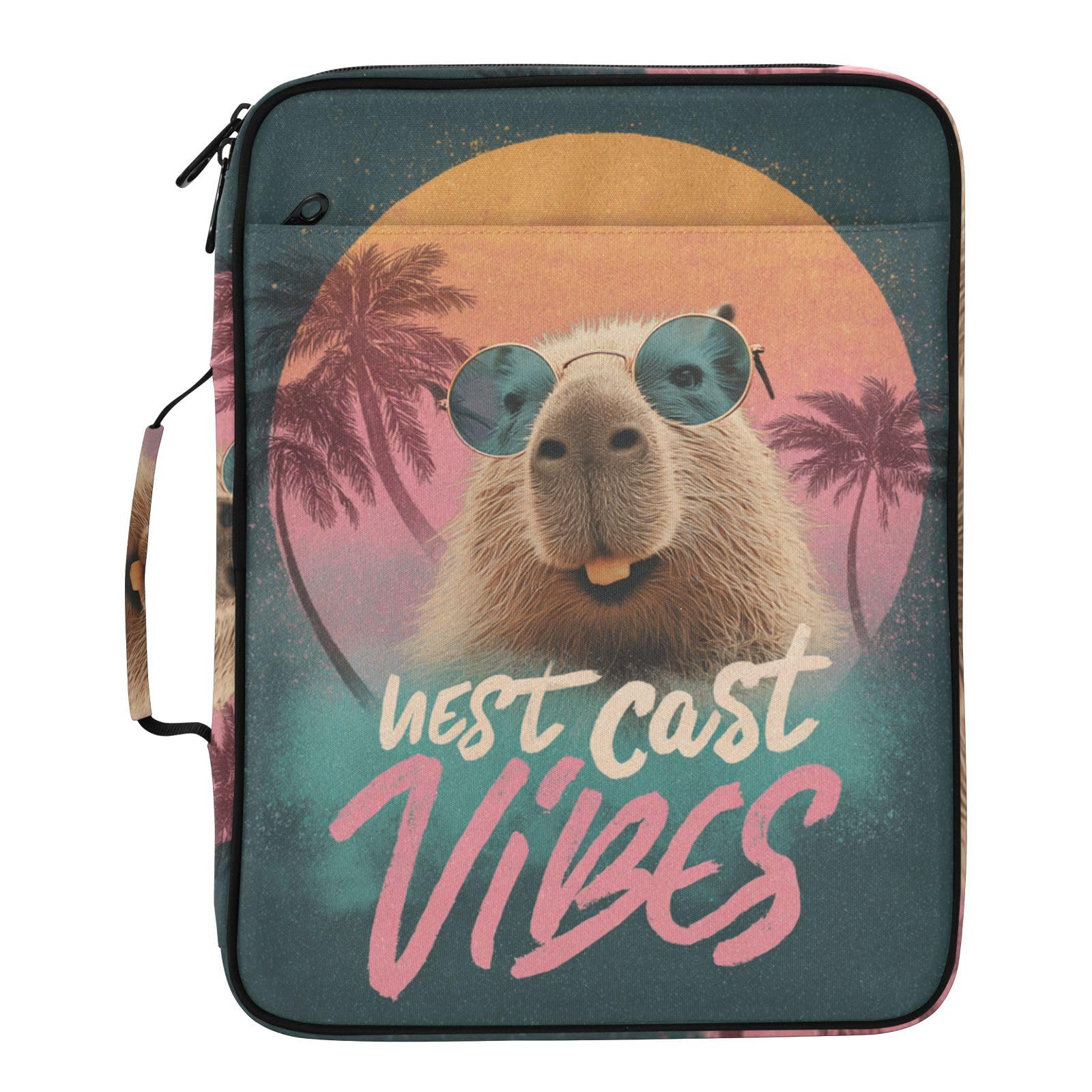 Carpeta de archivos West Coasts Capybaras para evitar la pérdida de documentos A4 importantes 8