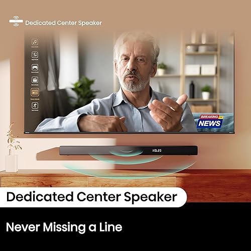 Miniatura 8 de Hisense Barra de sonido HS3100 3.1Ch con subwoofer inalámbrico, 480W, DTS Vritual X, Dolby Digital Plus, Bluetooth 5.3, EzPlay, Roku TV Ready,