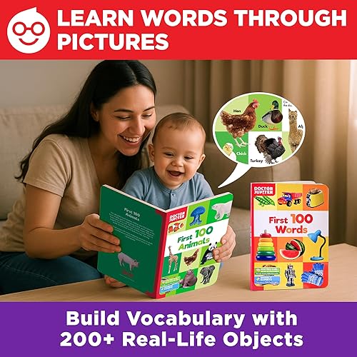 Miniatura 3 de Doctor Jupiter Mi primera caja de aprendizaje  Juguetes para niños pequeños de 1 a 2 a 3 años  Aprendizaje y actividades educativas para niños y