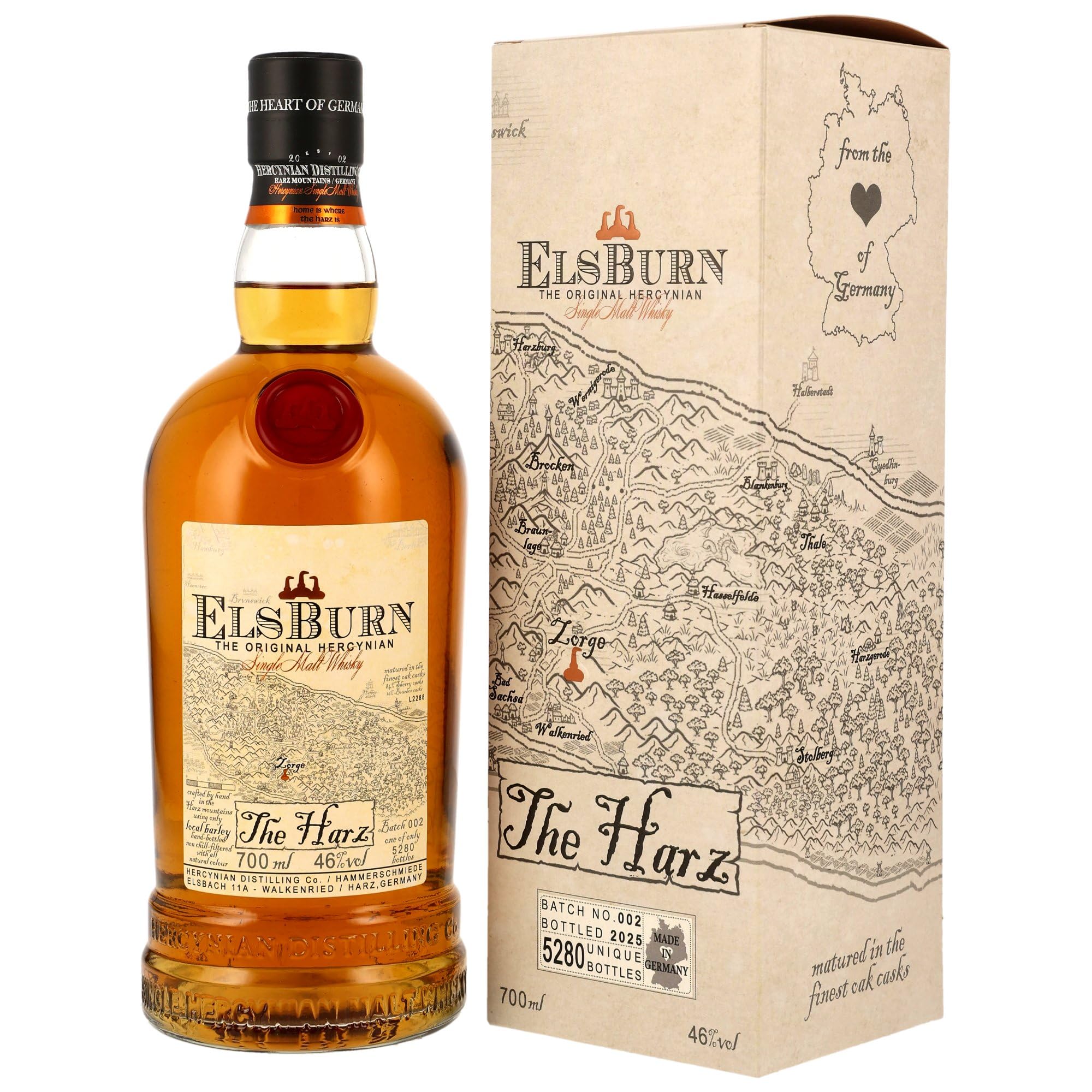 Elsburn The Harz Batch 002 46% Vol. 0,7 Liter by Schnapsbaron®