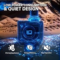 Vista 5 de Briidea Gun Safe Dehumidifier with Smart Humidity Control, Real-Time Temperature & Humidity Display, Energy-Efficient Moisture Protection, Fits