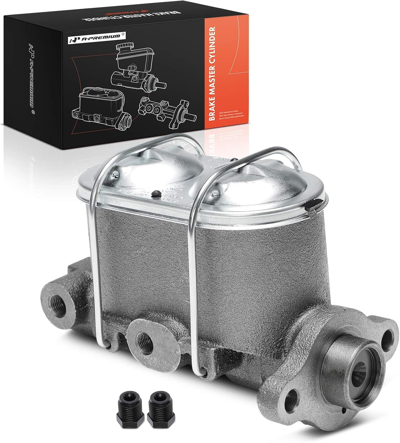 A-Premium Brake Master Cylinder with Reservoir and Sensor Compatible with Cadillac Vehicles - Eldorado 1976-1978, Fleetwood 1976