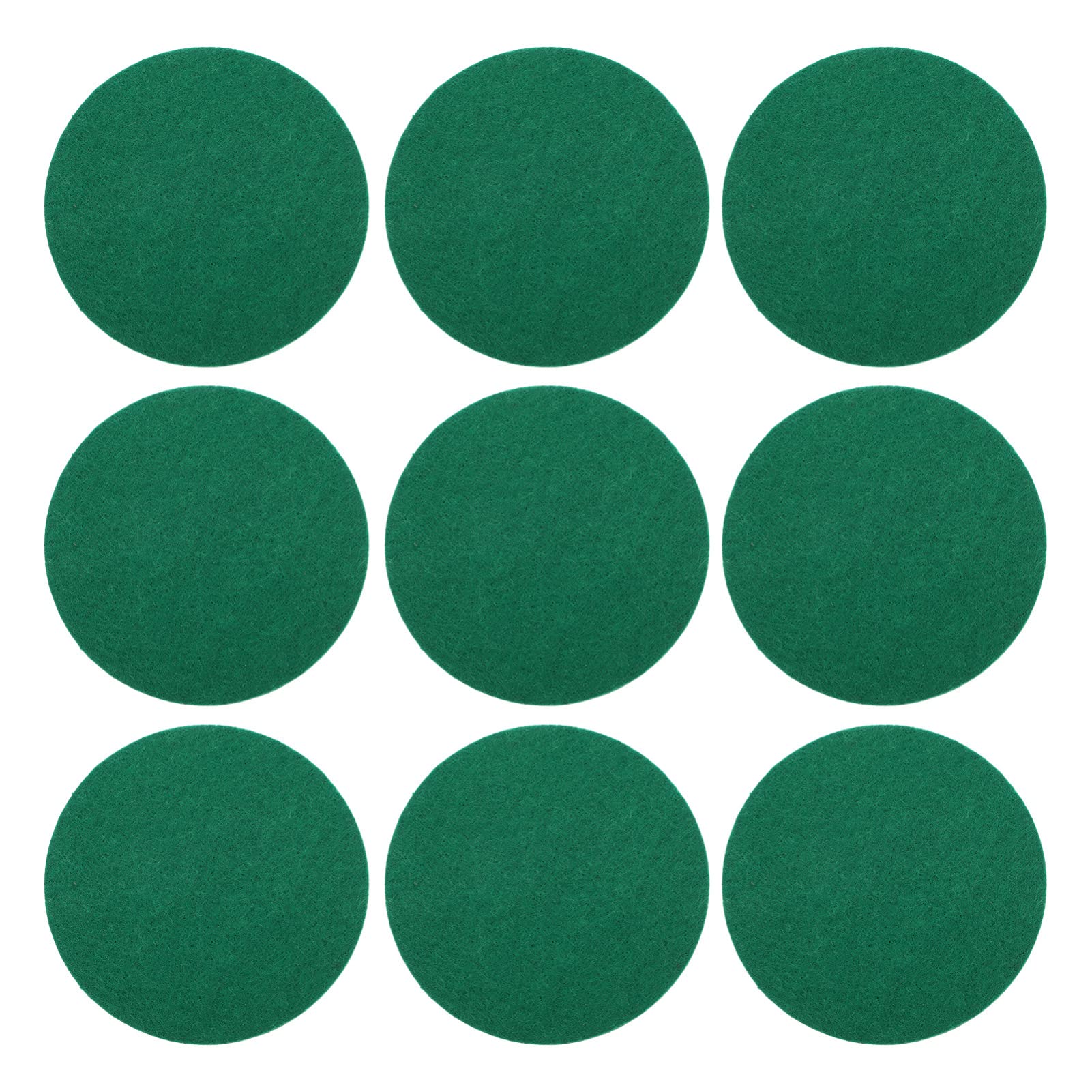 MUSISALY 10Pcs Air Hockey Pusher Pads Durable Felt Stickers for Air Hockey Game Table Easy to Install Replacement Parts for Family Fun Enjoyable Game Experience