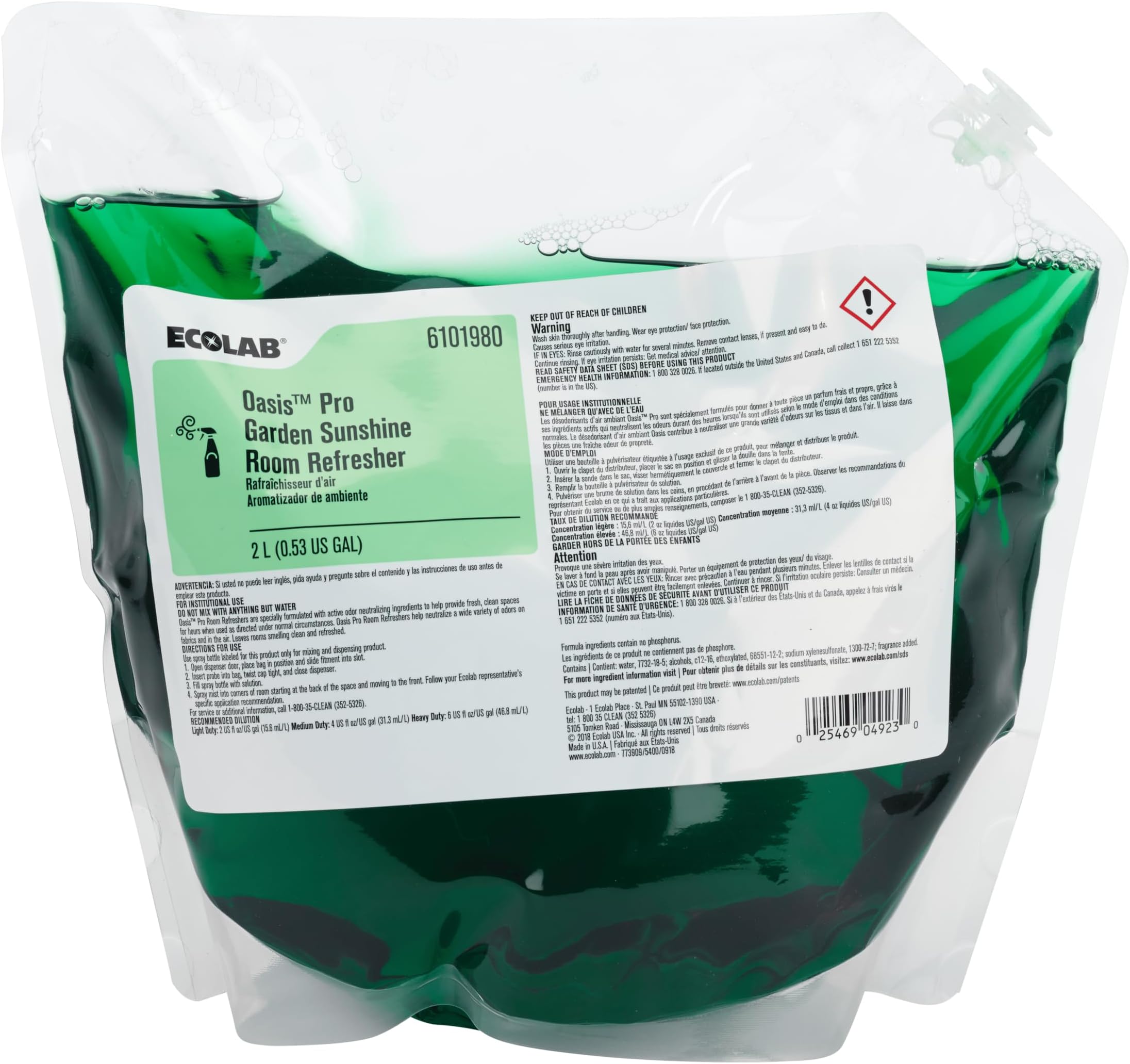 Oasis Pro Garden Sunshine Room Refresher - 2 Liter