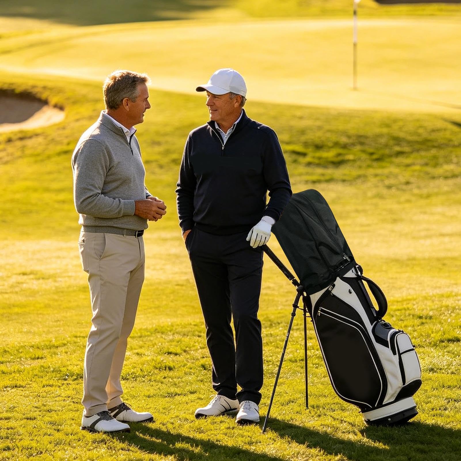 Copertura per sacca da golf, portatile, antipolvere, impermeabile, protezione antipioggia, per viaggi all'aperto, viaggi, spiaggia, uomini, donne, golfisti principianti