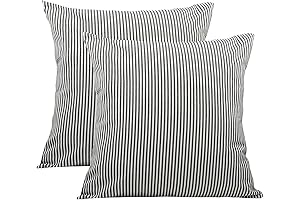 Decorative 24"x24" Outdoor Pillow Covers - A Refreshing Accent for Your Patio