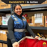 Vista 7 de KwikSafety - Multi-Color Safety Vest for Women Premium Reflective High Visibility Vest, ANSI Class Unrated