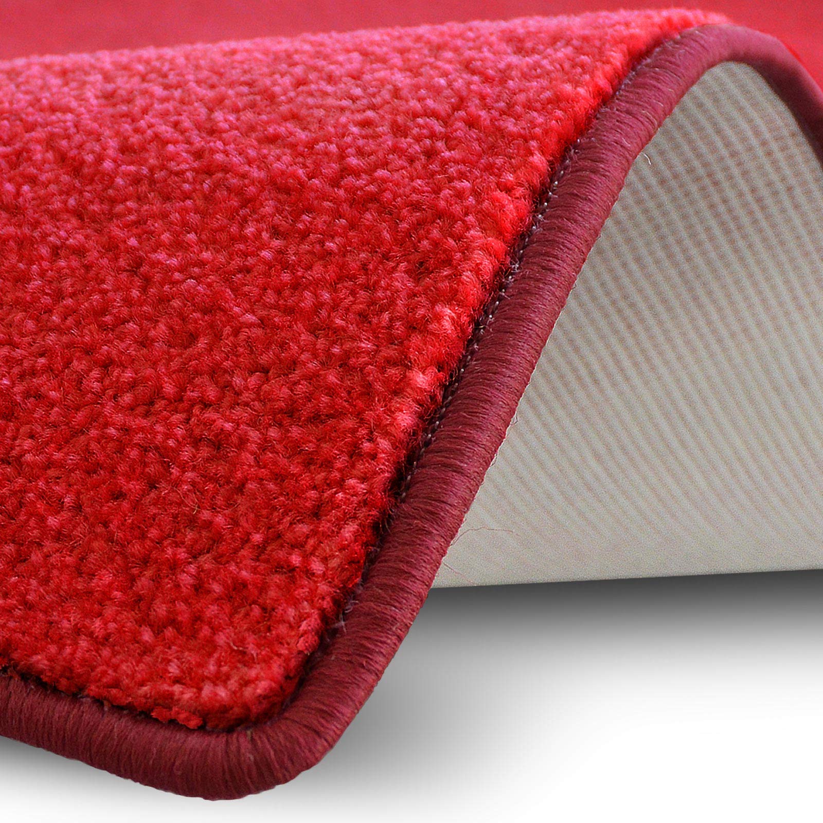 Tappeto passatoia Noblesse, con Pelo Morbido a ciuffi, in Diversi Colori Moderni, con Marchio Gut, per corridoio, Camera da Letto, Soggiorno, ECC., Polipropilene, Marrone, 80x300 cm