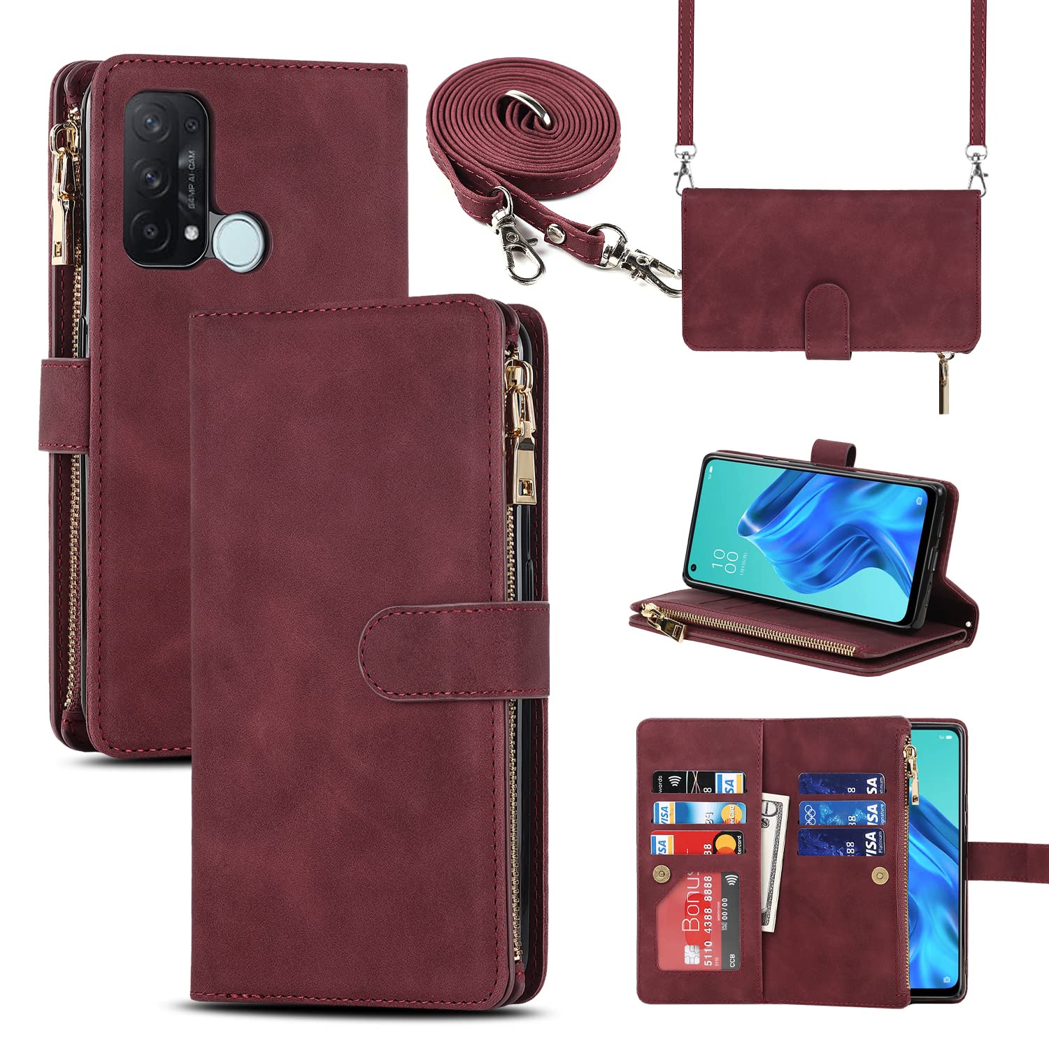 Amazon.co.jp: Sailortech OPPO Reno5 A ケース 手帳型