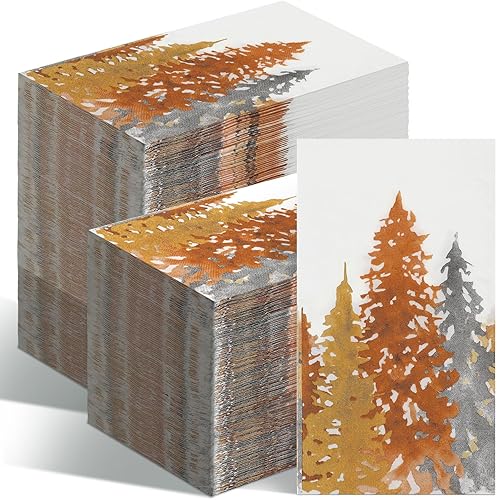 Miniatura 7 de Seajan 200 servilletas de papel de Apple StylePaper para invitados, toallas de mano desechables para baño, toallas de invitados desechables para