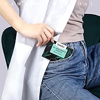 Vista 7 de Teenitor Papel secante de carbón de bambú, 1200 hojas absorbentes de aceite para piel grasa, cara y película de control de aceite