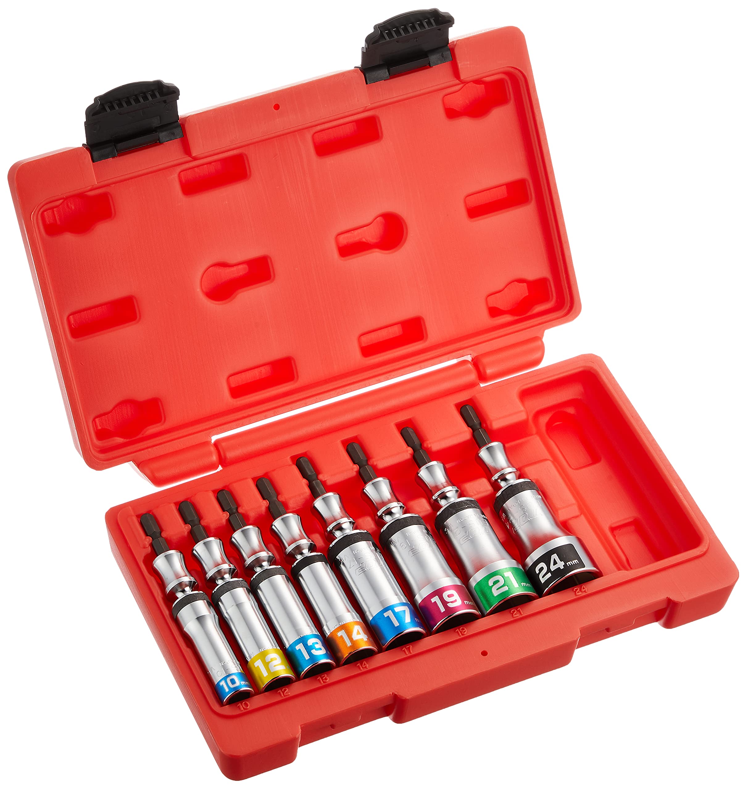 Amazon.co.jp: トップ工業 (TOP) ユニバーサルソケット 8本組セット 10  