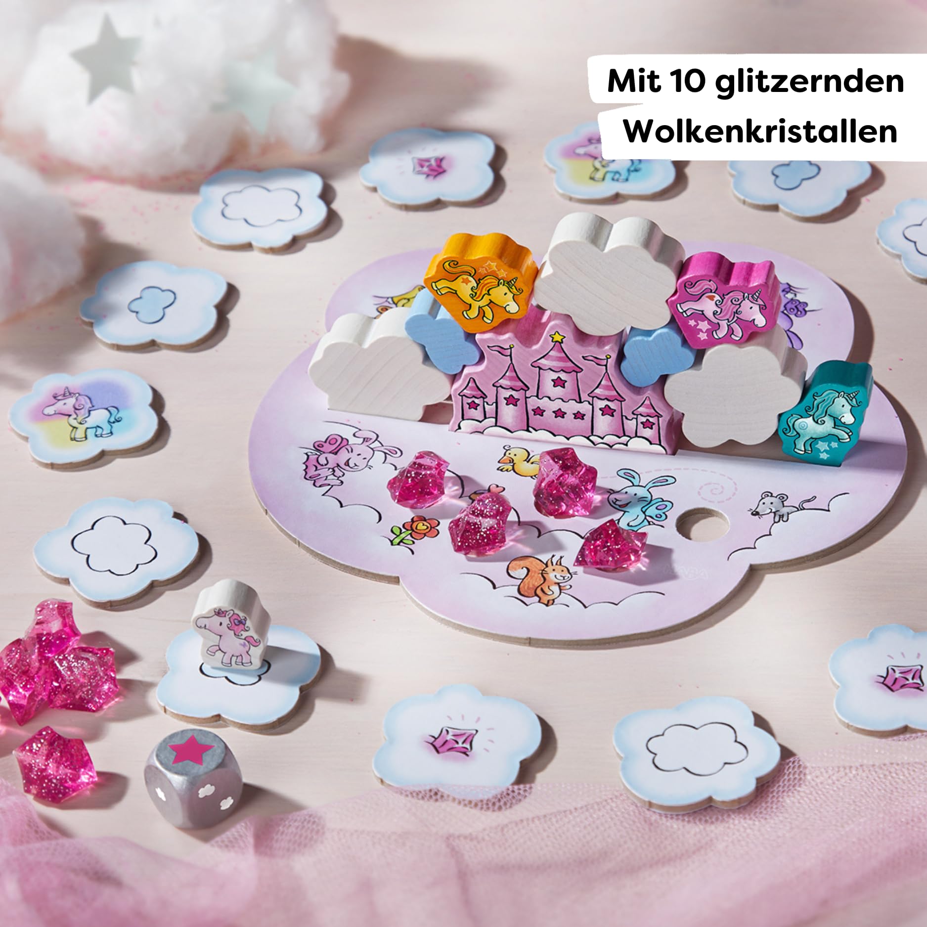 Einhorn Glitzerglück - Wolkenstapelei