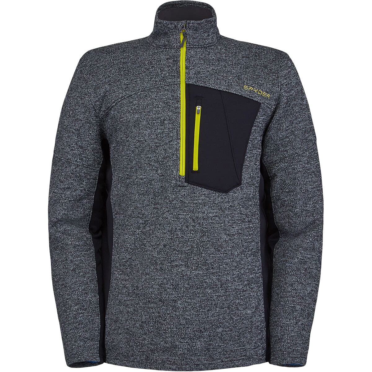 SpyderMen's Bandit Half Zip Mid-Layer Jacket Fleece