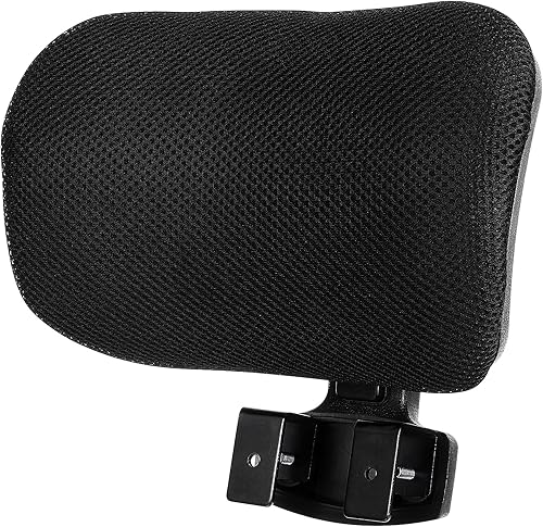 LIFKOME Almohada ergonómica de malla ajustable para reposacabezas para silla de oficina para un mejor soporte para el cuello, compatible con sillas