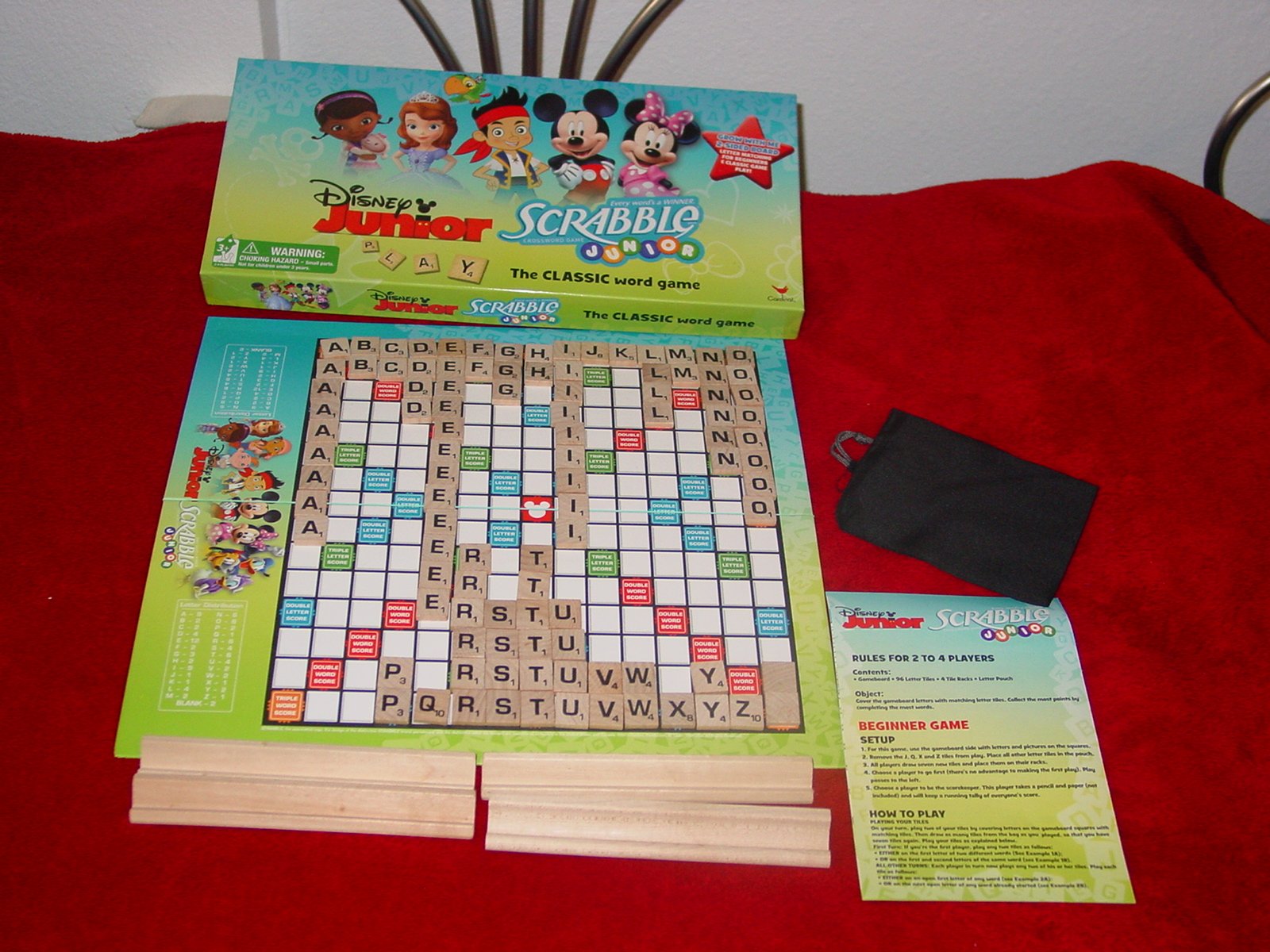 Amazon.com: Hasbro Gaming Disney Junior Scrabble Board Game : Toys