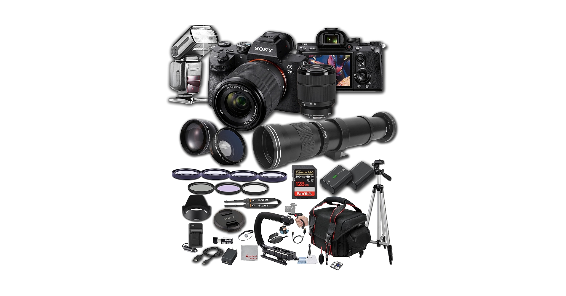 Amazon.com : Sony a7 III w/ 28-70mm Lens, 128GB Extreme Memory