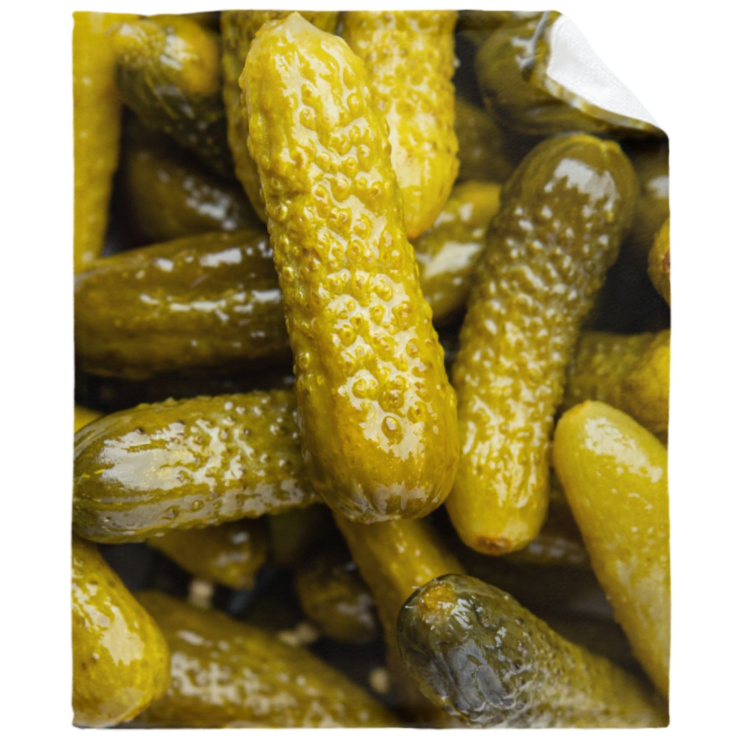 ARTBLANKET Pickles Blanket for Fall Winter Spring All Season Warm Fuzzy 60x50 Inch for Teen Microplush Lightweight Thermal Fleece Summer Autumn Blankets for Couch Bed Sofa