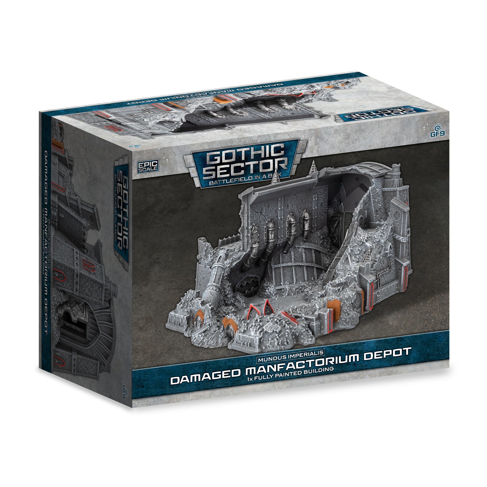 Gale Force Nine Battlefield In A Box - Mundus Imperialis Manufactorium Depot (Damaged)