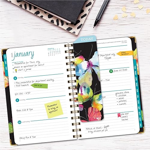 Miniatura 3 de Agenda 2024 de tapa dura (noviembre de 2023 a diciembre de 2024) Agenda diaria semanal mensual de 5.5 x 8 pulgadas, agenda anual. Marcapáginas,