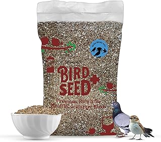 Egardenkart Wild Bird Food 5kg - Economic Bird Seed Mix for All types of Wild Birds | Bird Feed for Dove Pigeon Myna Lark Bulbul Sparrow Hoopoe | Bird Seeds Outdoor (5kgs