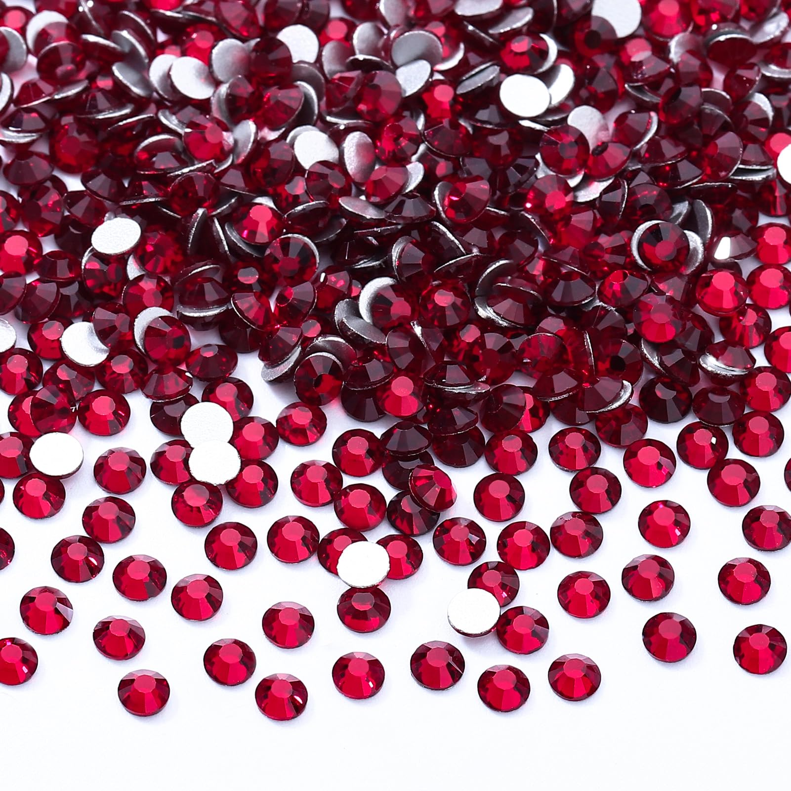 2880PCS Siam SS6 Flatback Rhinestones(1.9-2.0mm)