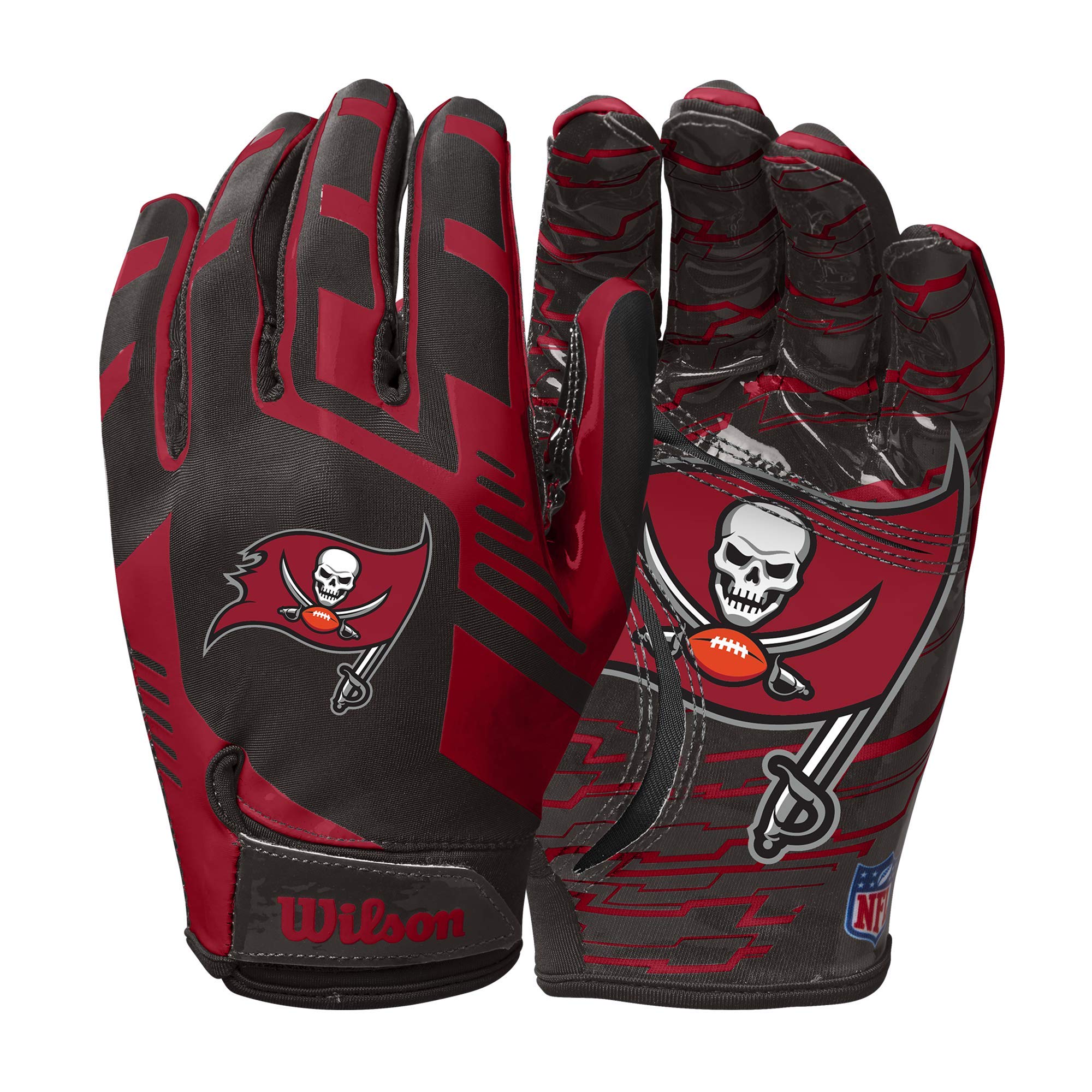WILSON NFL Stretch Fit Football Gloves – Youth and Adult Sizes