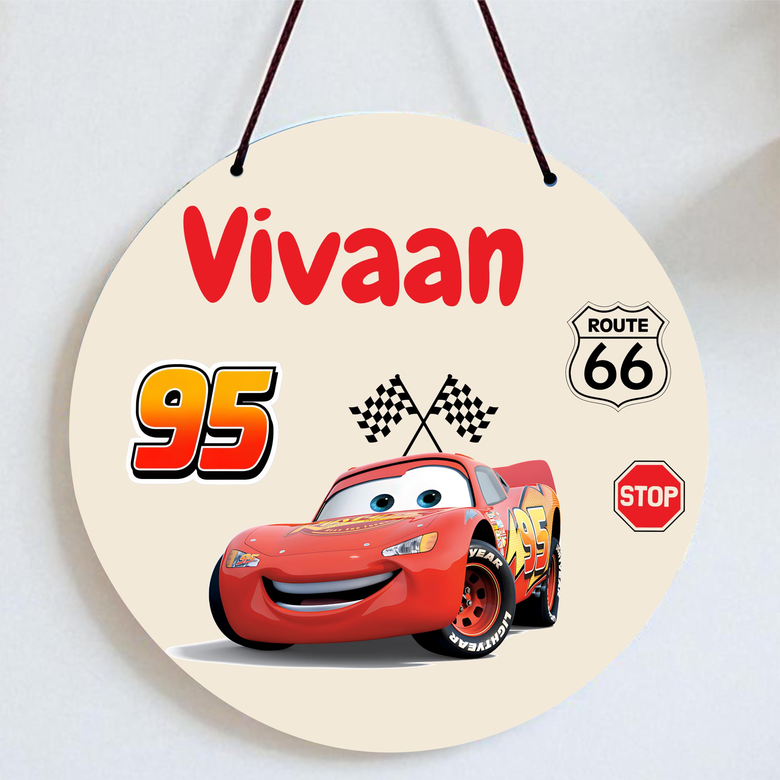 Goodi Cart Personalised Kids Name Plate for Door | Customised Baby Girl Name Sign Board | Princess Theme Kids Room Decor | Nursery Door Name Plate | Birthday Return Gift for Kids | Baby Room Decoration — Amazon image 9