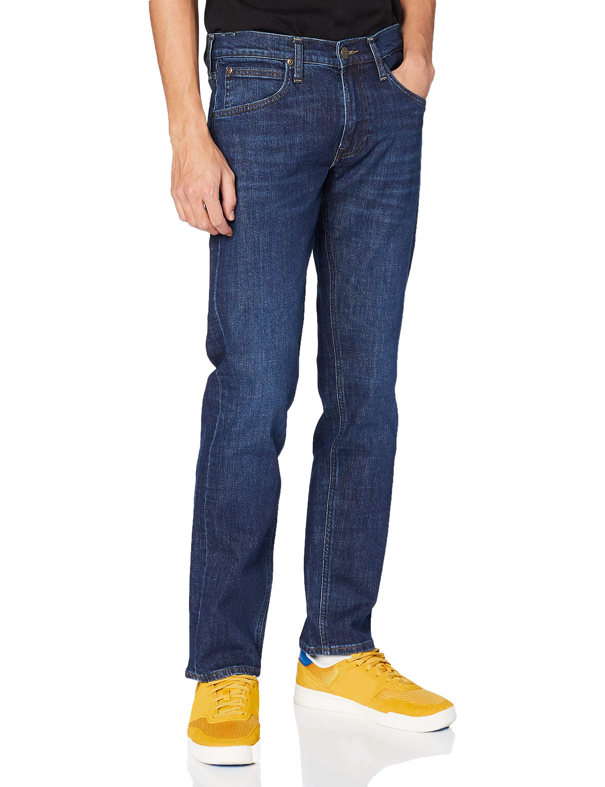 Lee Men's-Jeans Daren, Reißverschluss, Regular Straight Fit, Straight Leg