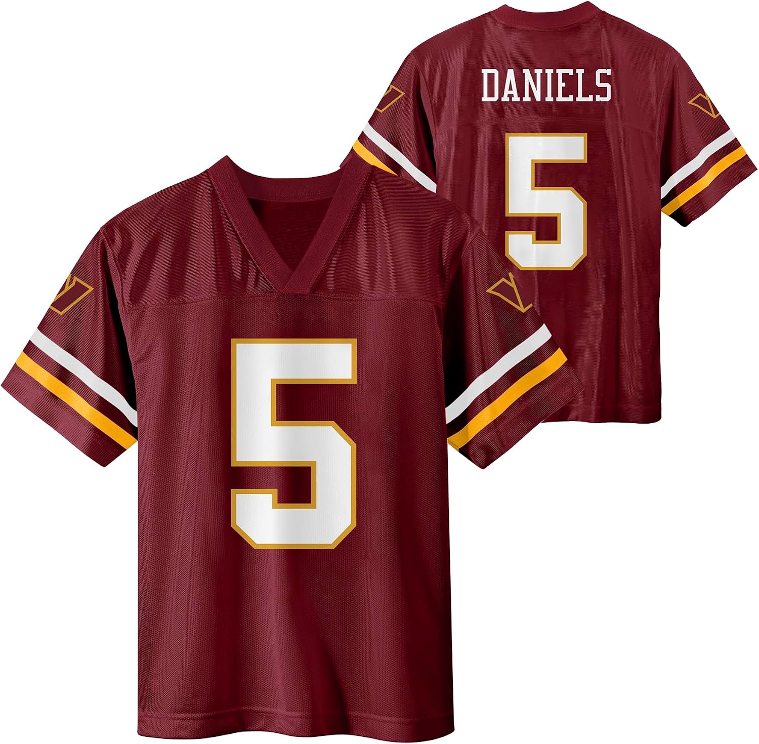 Jayden Daniels Washington Commanders #5 NFL Infant Toddler 12M-4T Burgundy Jersey