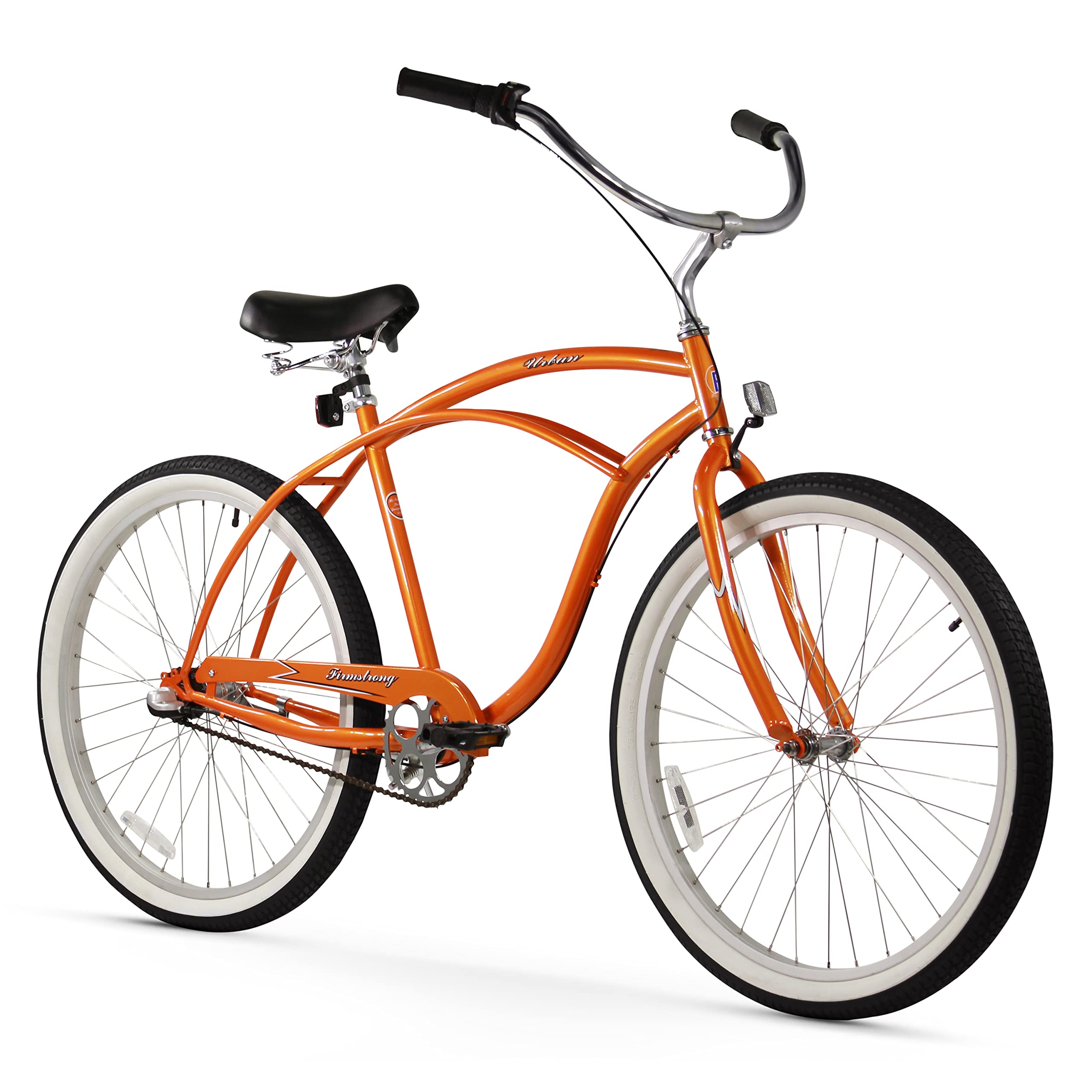 Firmstrong Urban Man Beach Cruiser Bike, Mens Bicycle