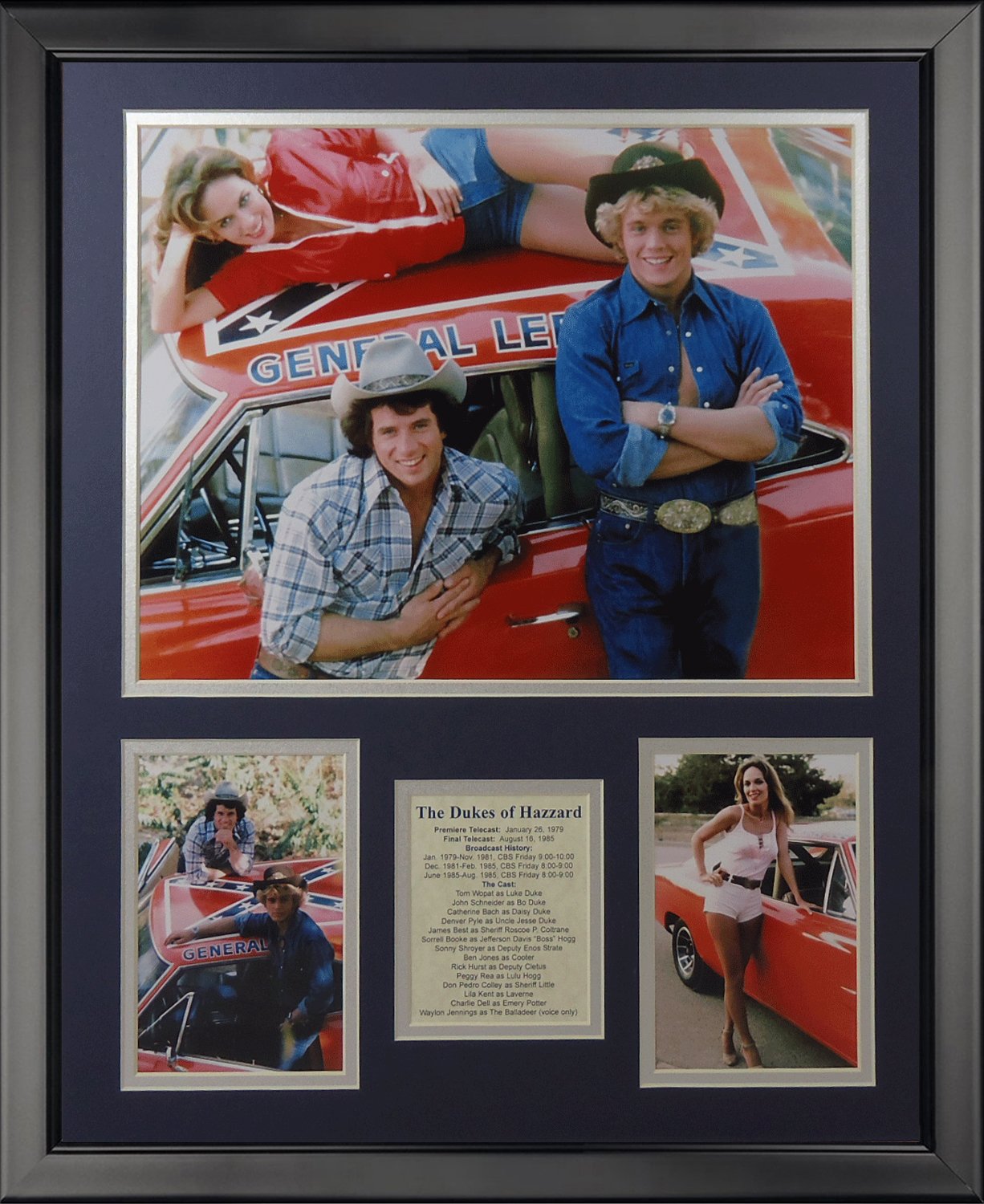 Photo encadrée The Duke of Hazzard Legends Never Die 40x50 cm pour salon