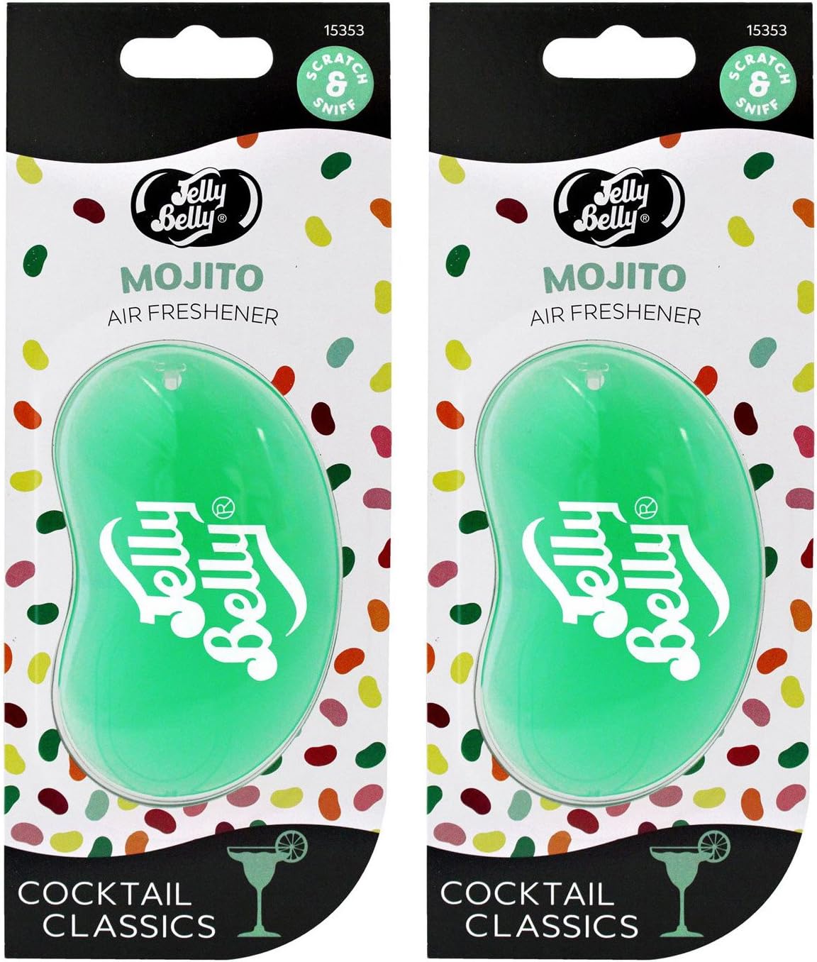 Jelly Belly 2 x Cocktail Classics Car Air Freshener Mojito Amazon
