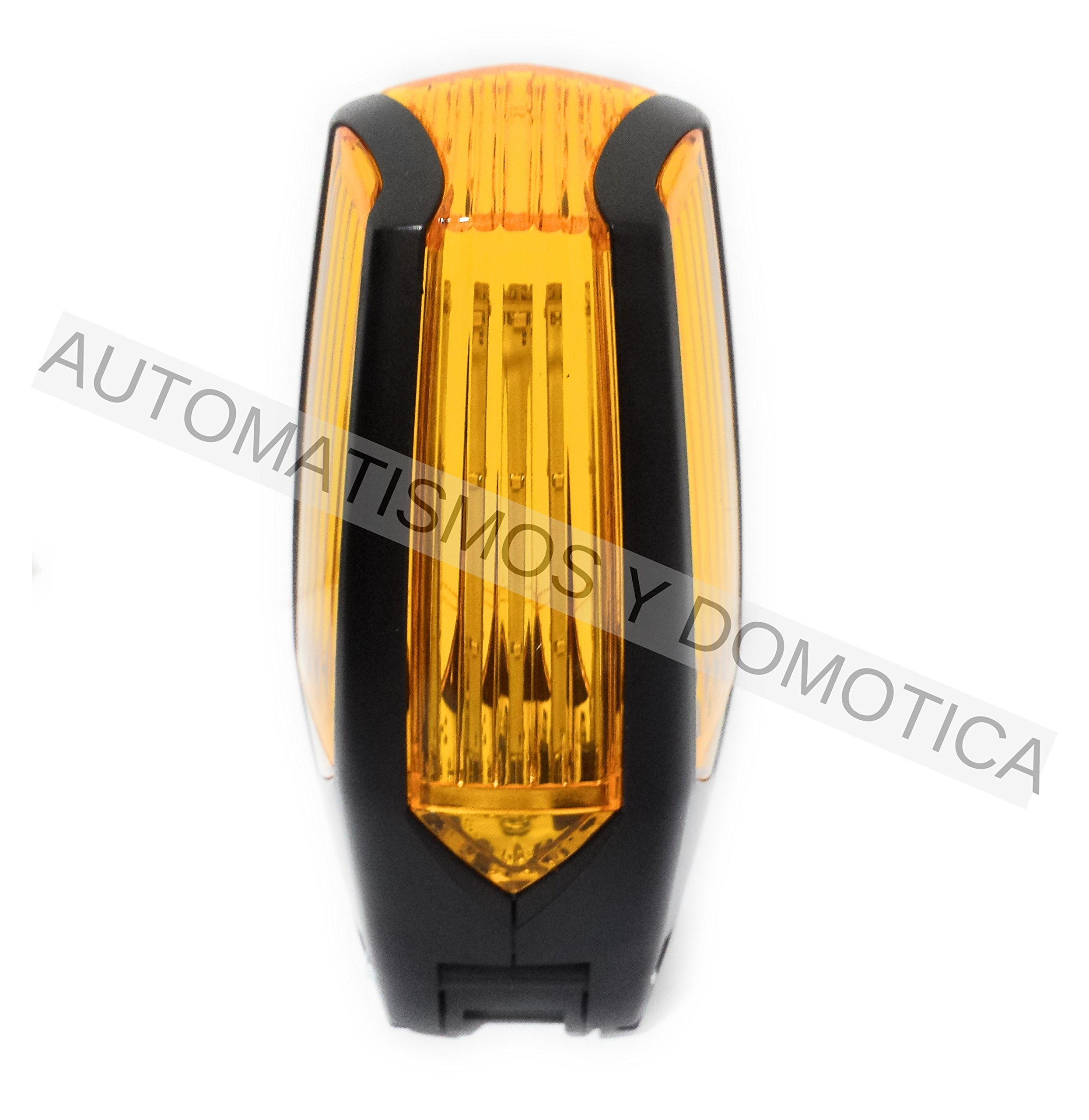 Motorline MP205 Lampe LED clignotante multitension pour signalisation de fonctionnement de portes automatiques de garage, parking