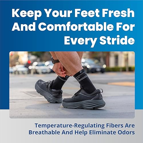 Miniatura 7 de Balega Calcetines deportivos de rendimiento Hidden Comfort invisibles para correr para hombre (1 par)