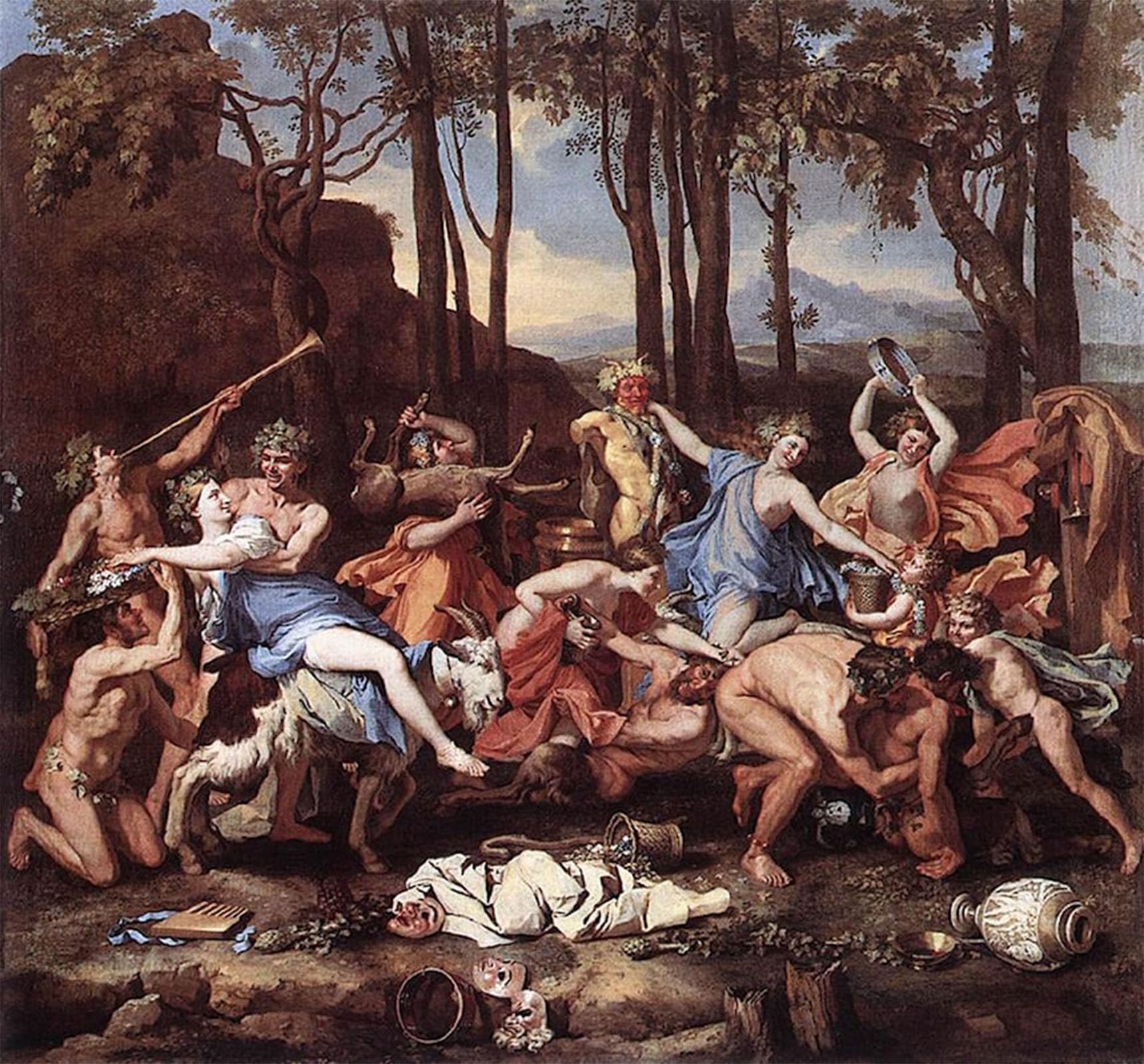RZHRHJES Famous Painting Poster Art Canvas Print Retro Picture Neptune by Nicolas Poster Wall Art for Home Decor 60x90cm