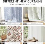 FMFUNCTEX 100% White Blackout Curtains for Bedroom, White Weave Textured Curtains 84 Inches Long for Living Room Darkening Thermal Insulated Curtains, Solid Black Out Drapes Grommet 2 Panels