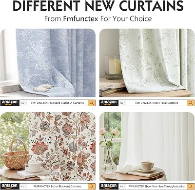 FMFUNCTEX 100% Beige Blackout Curtains for Bedroom, Cream Weave Textured Curtains 84 Inches Long Thermal Insulated Curtains for Living Room, Farmhouse Drapes Grommet Room Darkening 2 Panels