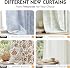 FMFUNCTEX 100% Beige Blackout Curtains for Bedroom, Cream Weave Textured Curtains 84 Inches Long Thermal Insulated Curtains for Living Room, Farmhouse Drapes Grommet Room Darkening 2 Panels
