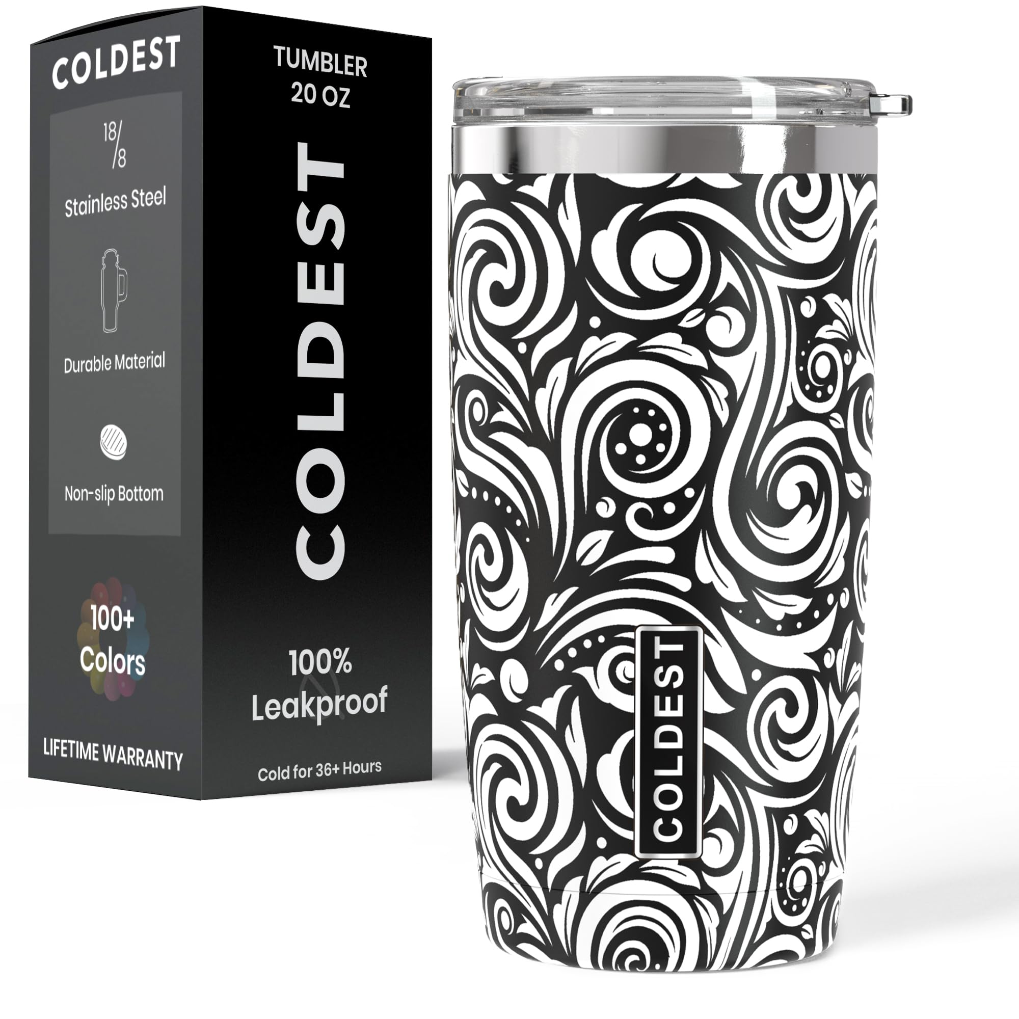Amazon.com | Coldest Coffee Tumbler Cups - 100% Spill Proof