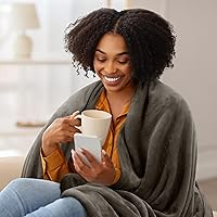 Vista 488 de Utopia Bedding - Manta de vellón de lujo, mullida, antiestática; manta de suave microfibra de 8.8 oz/yd² (300 g/m²) para cama; tamaño individual