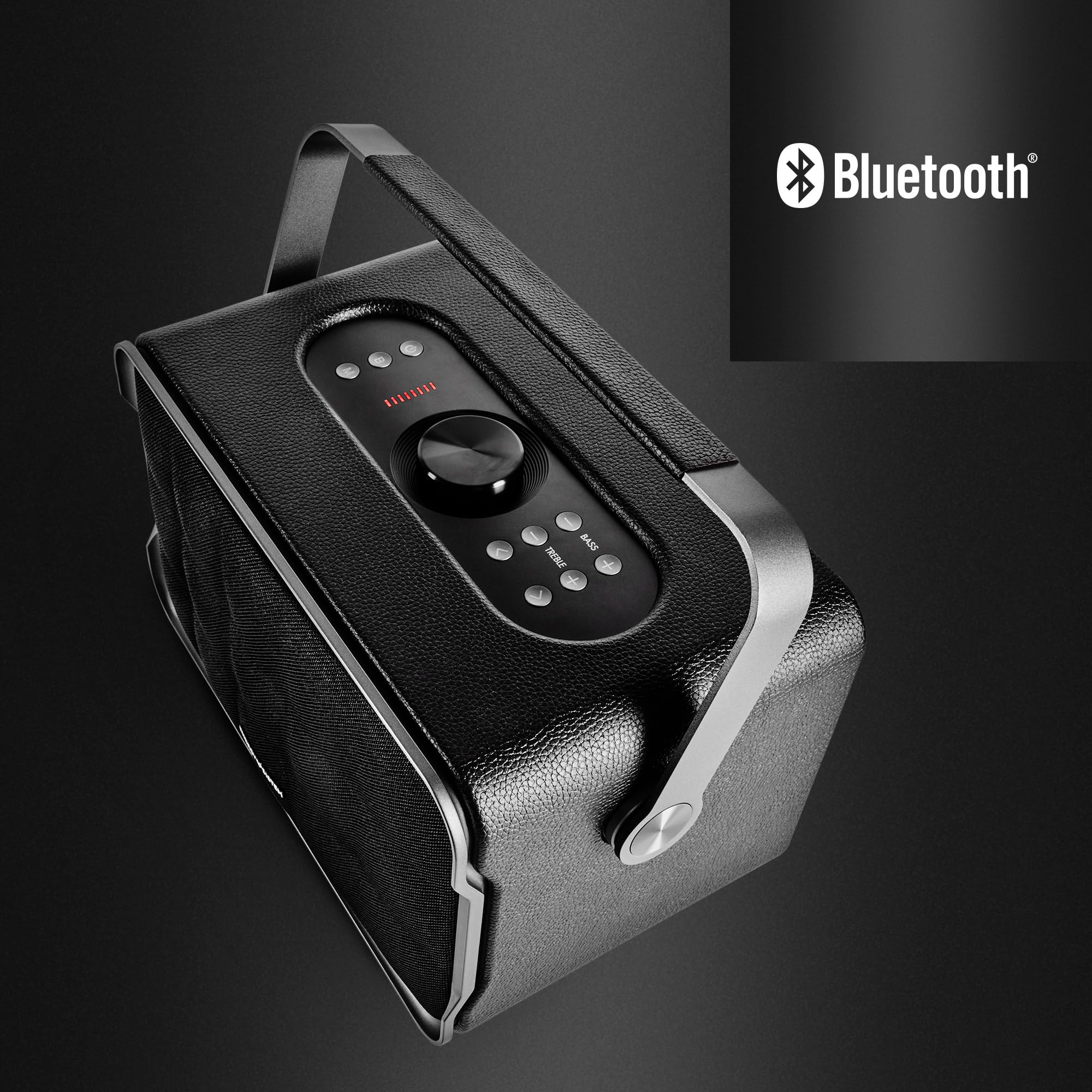 Energy Sistem Classy Altavoz Bluetooth Potente 150W Portatil y Grande 10H Autonomia Extra Bass USB MP3/WAV/FLAC Entrada AUX Premium con Asa Sonido Activo Autoamplificado Estereo para Casa y Exterior
