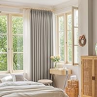 Vista 72 de Cortina plisada de 96 pulgadas de largo, con aislamiento térmico para oscurecer la habitación, cortina plisada con ganchos y alzapaños para sala