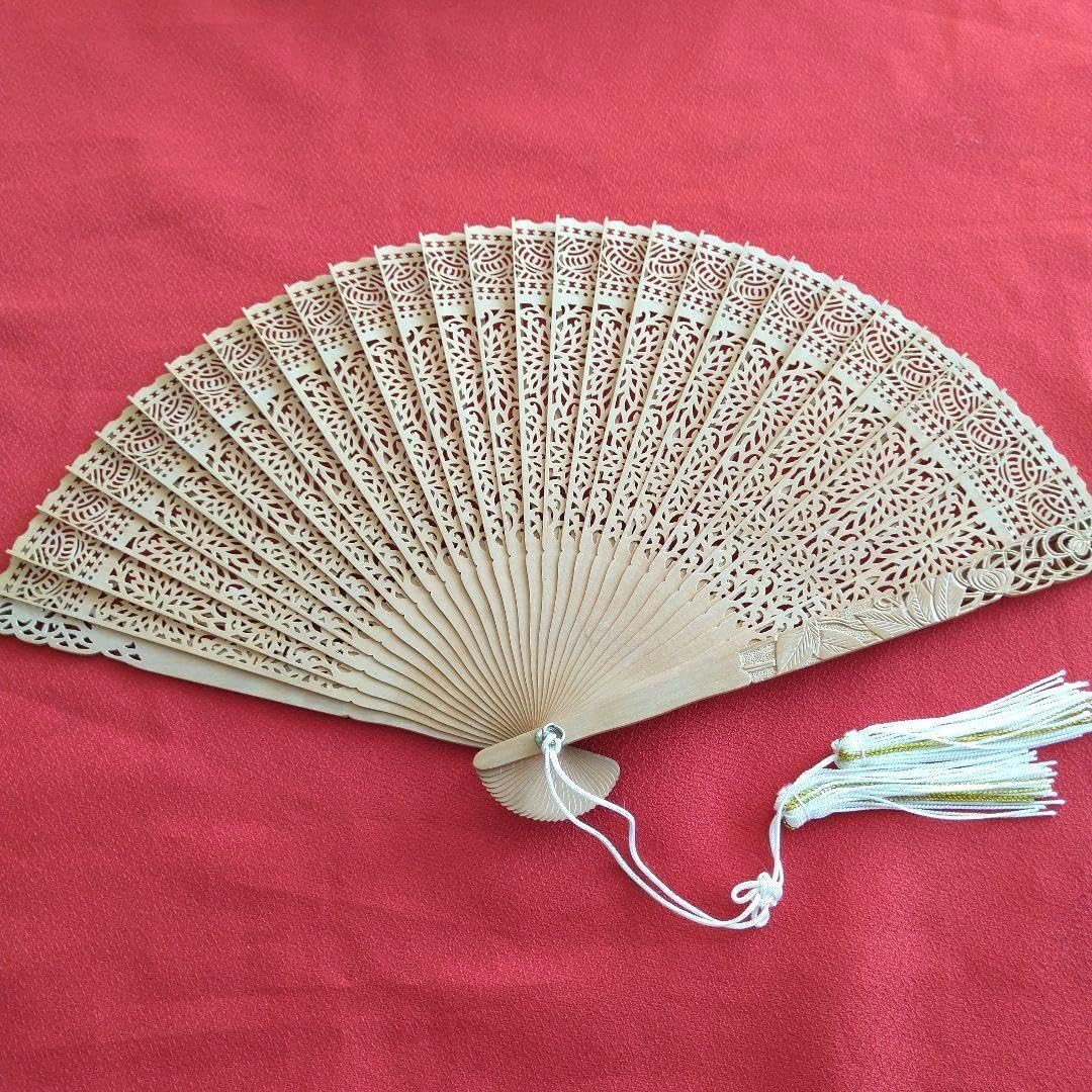 宮脇売扇庵義也古扇透かし彫り繊細細工工芸着物