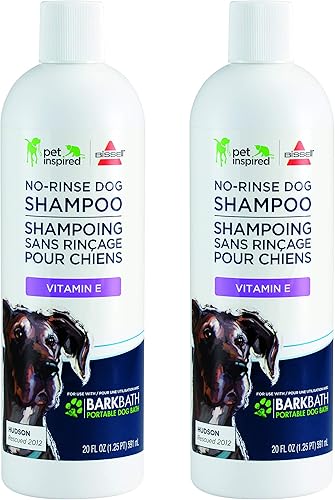 Bissell Champú para perros sin enjuague con vitamina E para BARKBATH (paquete de 2)  27941
