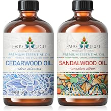 EVOKE OCCU Cedarwood Essential Oil and Sandalwood Essential Oil - 4 Fl Oz