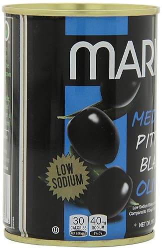 Miniatura 7 de Mario Camacho Foods - Aceitunas negras bajas en sodio, sin hueso, 6.0 onzas (paquete de 12)