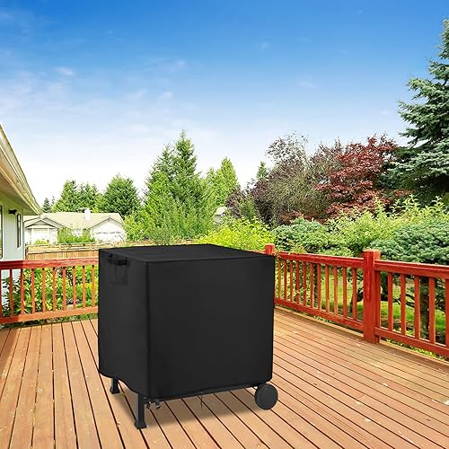 Miniatura 6 de Feasto - Funda para carrito de comedor al aire libre de 34 pulgadas, con tres estantes movibles, para preparación de alimentos y carrito de trabajo,