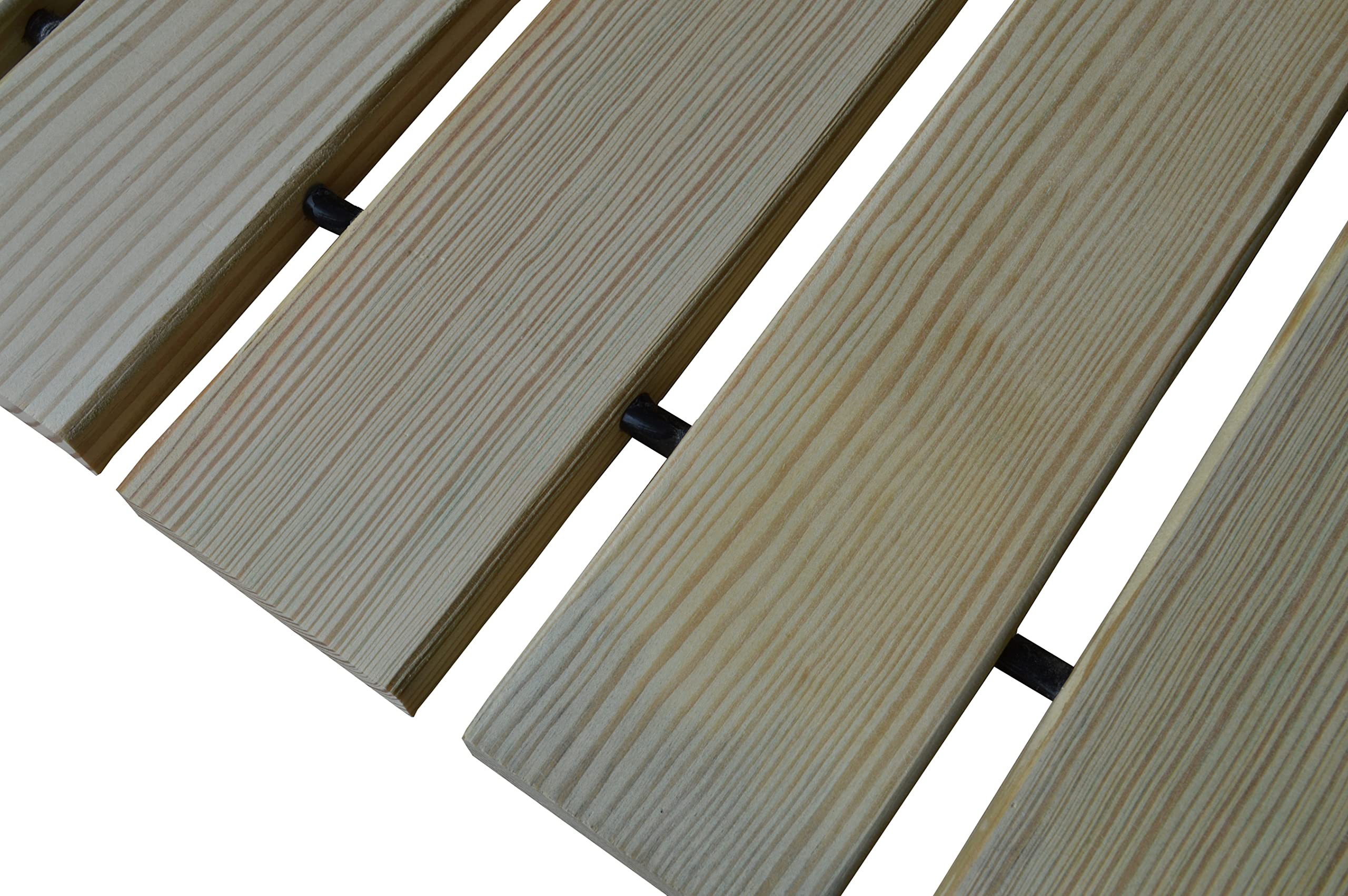 Amish-Made 8' Long Stained Wooden Roll Out Garden Pathway, Cedar Stain