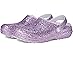 Crocs Kids Classic Lined Glitter Clog (Toddler) - Pair View